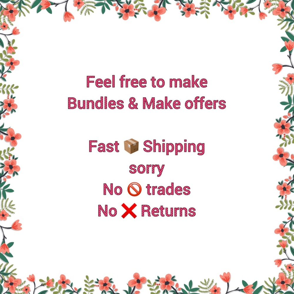 Feel free to make bundles & offers